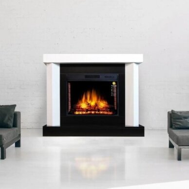 ARFLAME YUKON AFS28S WHITE BIANCO free standing electric fireplace 2