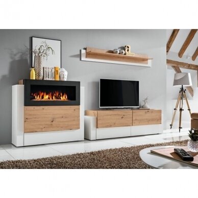 ASM ABW QUEENS living room furniture with bioethanol fireplace