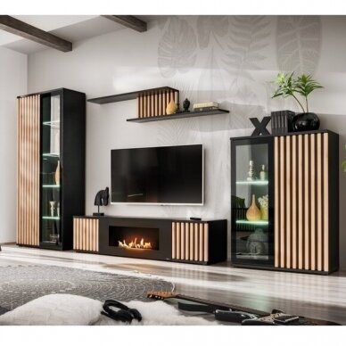 ASM CAMERON K living room furniture with bioethanol fireplace