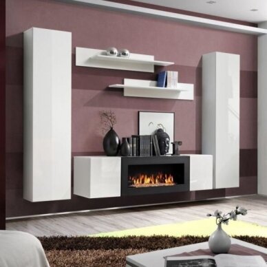 ASM FLY M 1 living room furniture with bioethanol fireplace