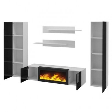 ASM FLY M 1 living room furniture with bioethanol fireplace 1