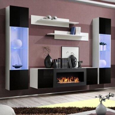 ASM FLY M 10 living room furniture with bioethanol fireplac