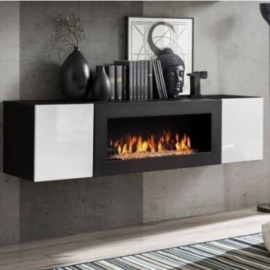 ASM FLY SBK 2 chest of drawers with bioethanol fireplace