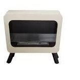 BIO BLAZE RETRO CREAM free standing biofireplace