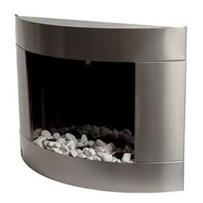 BIO BLAZE DIAMOND I INOX bioethanol fireplace wall-mounted 2
