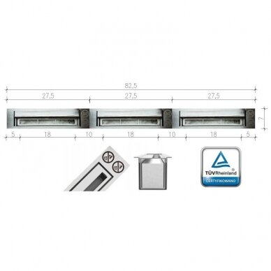 BIOHEAT 1200x400 GLASS TUV BLACK LESS biokamin seinale-sisseehitatav 1