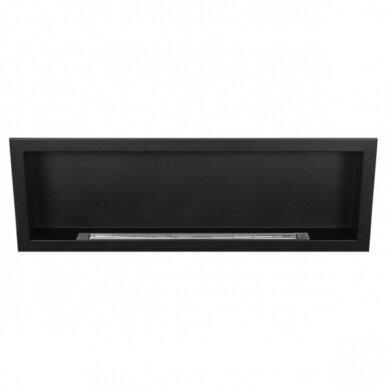 BIOHEAT 1200x400 GLASS TUV BLACK bioethanol fireplace wall-mounted-insert (Kopija)