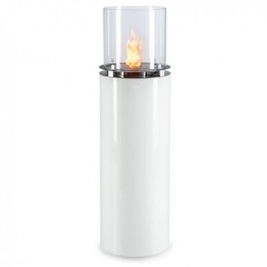 BIOHEAT FEU WHITE free standing biofireplace