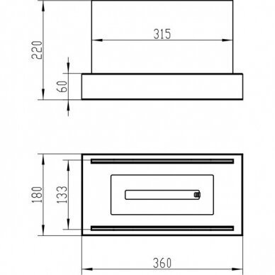 BIOHEAT GLOW BLACK free standing biofireplace 4