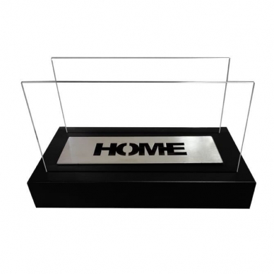 BIOHEAT HOME BLACK free standing biofireplace 1