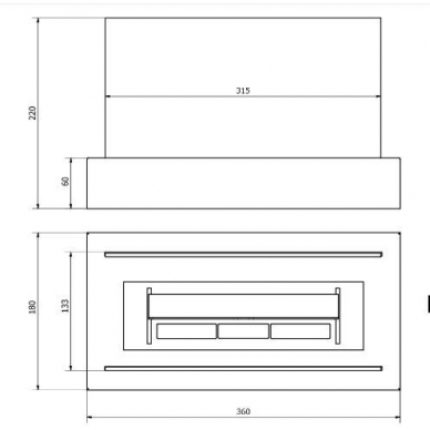 BIOHEAT HOME BLACK free standing biofireplace 3