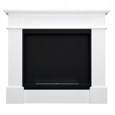 BIOHEAT PULA WHITE free standing bioethanol fireplace 3