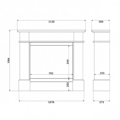 BIOHEAT PULA WHITE free standing bioethanol fireplace 4