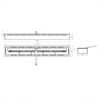 BIOPASJA ARTFLAME 1200 sisseehitatav biokamin 2