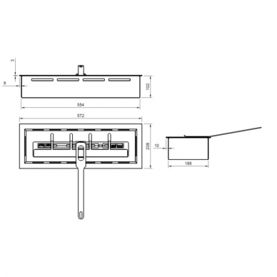 BIOPASJA ARTFLAME 500 sisseehitatav biokamin 4