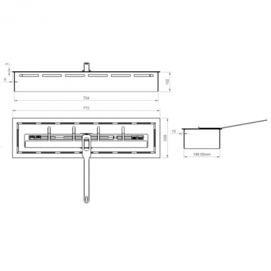 BIOPASJA ARTFLAME 700 bioethanol fireplace insert 2