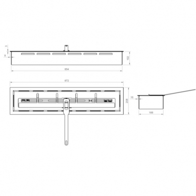 BIOPASJA ARTFLAME 800 sisseehitatav biokamin 4