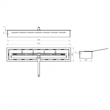 BIOPASJA ARTFLAME 900 sisseehitatav biokamin 3