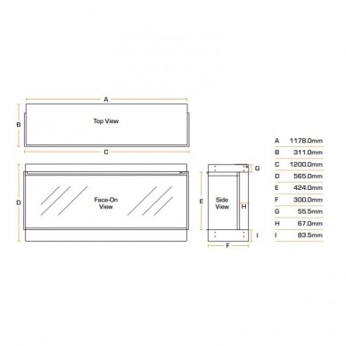 BRITISH FIRES NEW FOREST 1200 CORNER electric fireplace insert 1