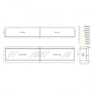 BRITISH FIRES NEW FOREST 2400 CORNER electric fireplace insert 1