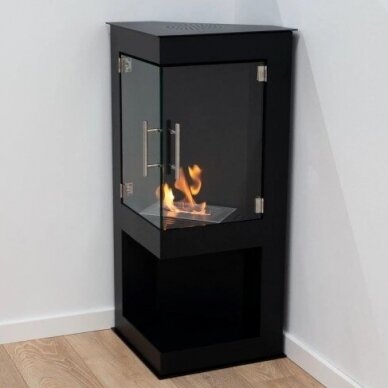 CACHFIRES ALASKA BLACK free standing biofireplace 1