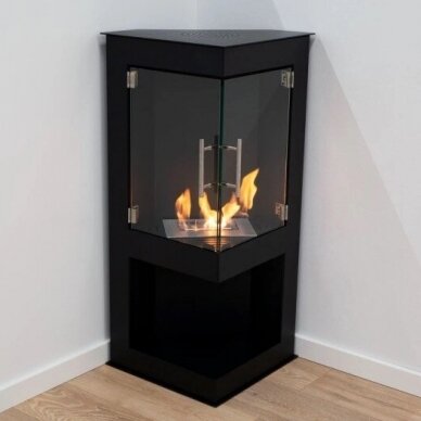 CACHFIRES ALASKA BLACK free standing biofireplace 2