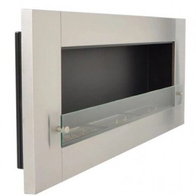 CACHFIRES BIG XL STEEL bioethanol fireplace wall-mounted