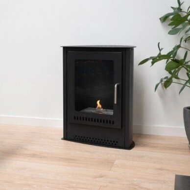 CACHFIRES CARSON BLACK Freistehende Bio-Ethanol-Kamin 1