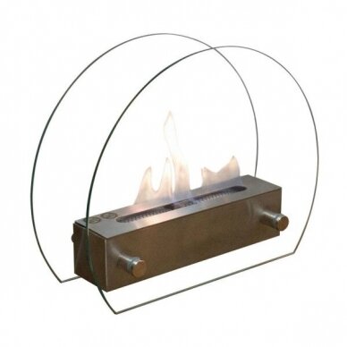 CACHFIRES CIRCULAR INOX Freistehende Bio-Ethanol-Kamin 1