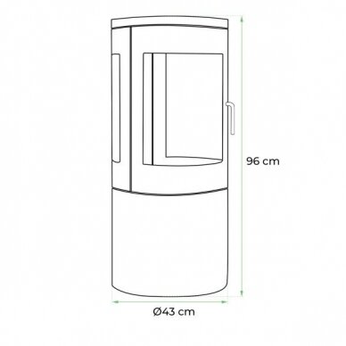 CACHFIRES COLUMBUS BLACK Freistehende Bio-Ethanol-Kamin 3