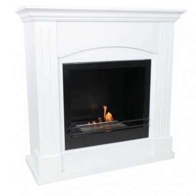 CACHFIRES CROSBY WHITE Freistehende Bio-Ethanol-Kamin 1