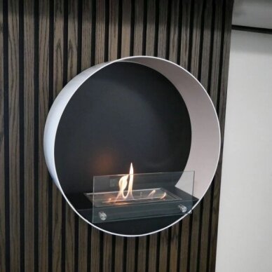 CACHFIRES DELAWARE WHITE bioethanol fireplace wall-mounted