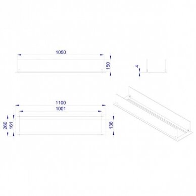 CACHFIRES FRAME 100 bioethanol fireplace burner 2