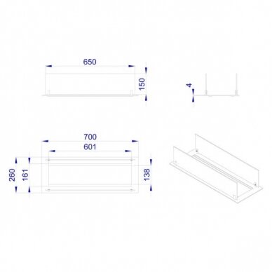 CACHFIRES FRAME 60 bioethanol fireplace burner 2