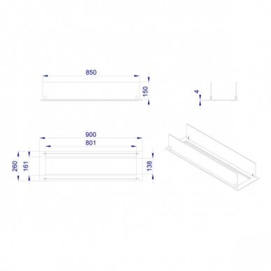 CACHFIRES FRAME 80 bioethanol fireplace burner 2