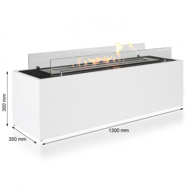 CACHFIRES FREEST WHITE free standing biofireplace 2