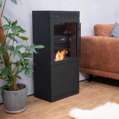 CACHFIRES JACKSON BLACK Freistehende Bio-Ethanol-Kamin