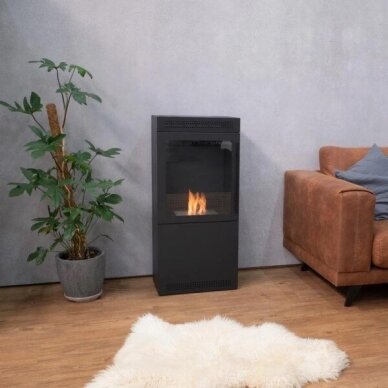 CACHFIRES JACKSON BLACK Freistehende Bio-Ethanol-Kamin 4