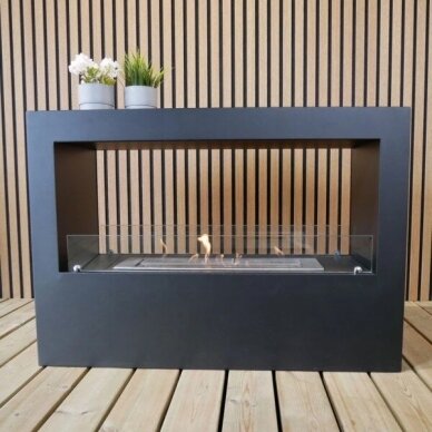 CACHFIRES LANSING BLACK free standing biofireplace (Kopija)