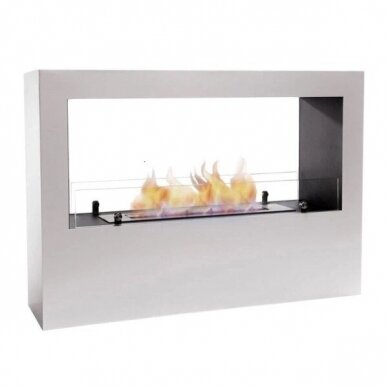 CACHFIRES LANSING WHITE free standing biofireplace 1