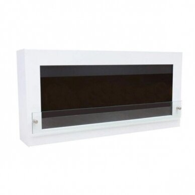 CACHFIRES LARGE WHITE bioethanol fireplace wall-mounted 1