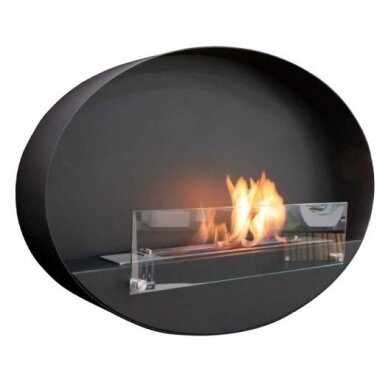 CACHFIRES MARYLAND BLACK bioethanol fireplace wall-mounted 1