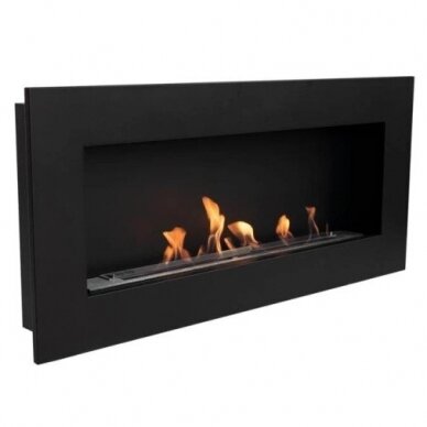 CACHFIRES MURUS 1200 BLACK bioethanol fireplace wall-mounted