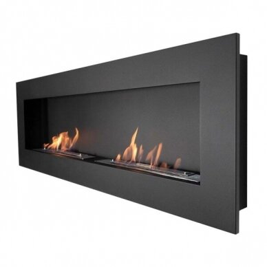 CACHFIRES MURUS 1600 BLACK bioethanol fireplace wall-mounted 1