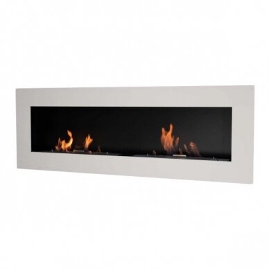 CACHFIRES MURUS 1600 MATT WHITE bioethanol fireplace wall-mounted