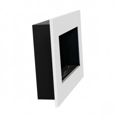 CACHFIRES MURUS 800 GLOSS WHITE bioethanol fireplace wall-mounted 1