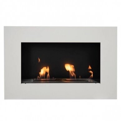 CACHFIRES MURUS 800 MATT WHITE bioethanol fireplace wall-mounted