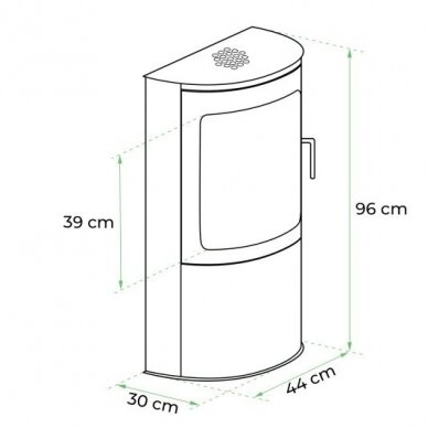 CACHFIRES RICHMOND  BLACK Freistehende Bio-Ethanol-Kamin 4