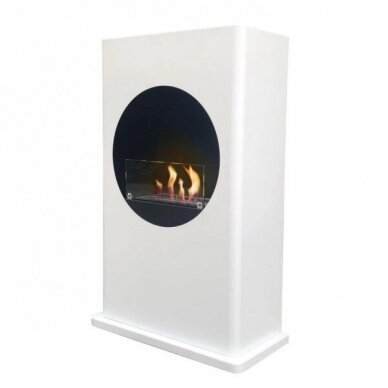 CACHFIRES ROUNDEYE WHITE free standing biofireplace 2