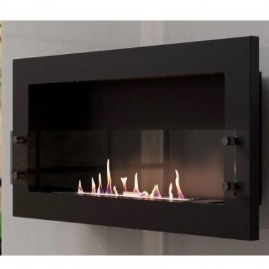 CACHFIRES MURUS 800 BLACK bioethanol fireplace wall-mounted (Kopija)